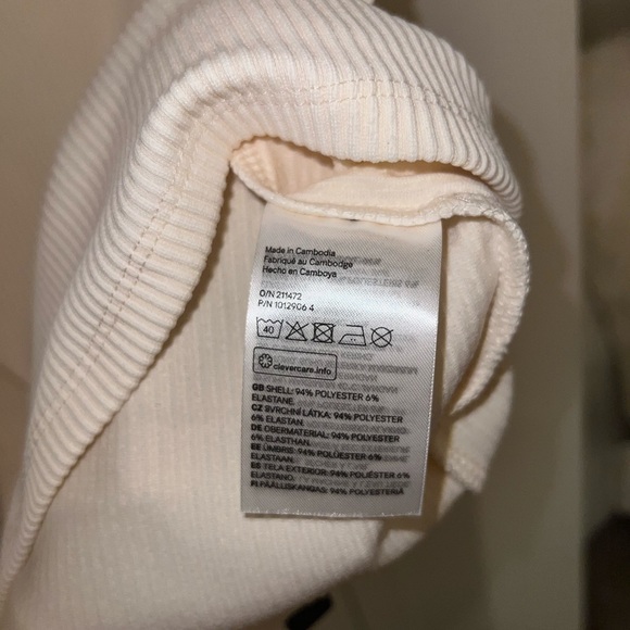 NWT H&M Ribbed Collared Tennis Dress - Picture 10 of 12